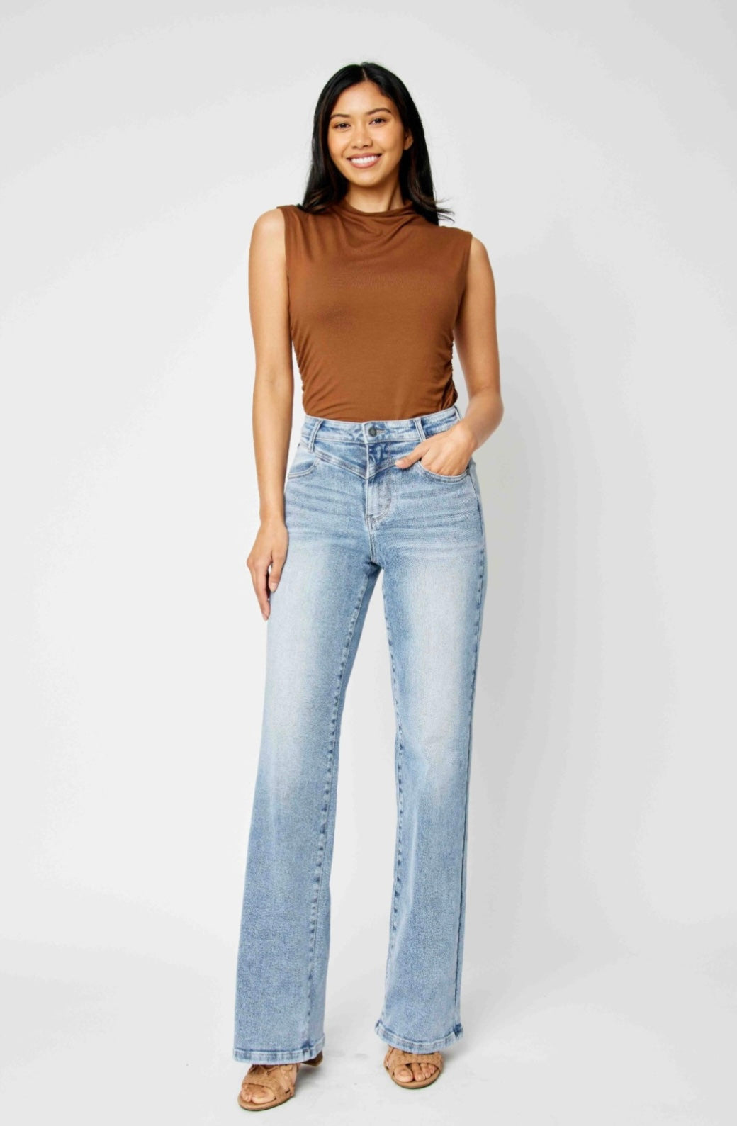 Judy Blue Retro Wide Leg Jean