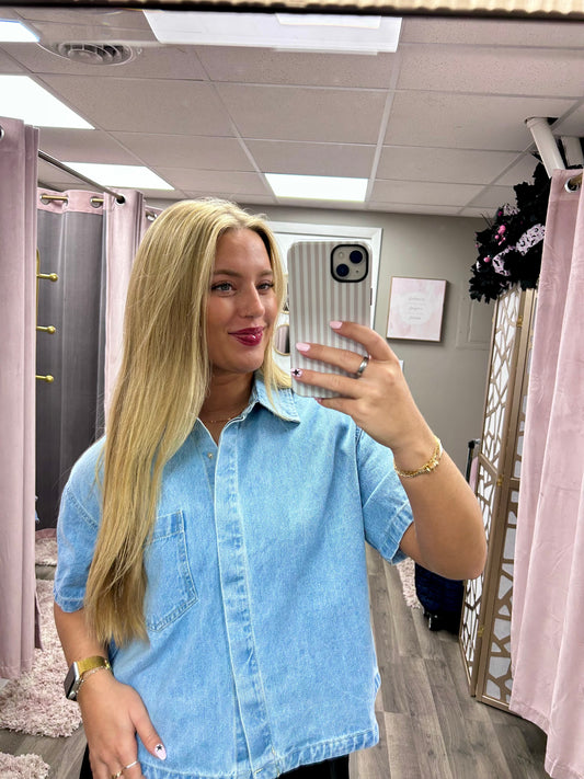 Risen Oversized Short Sleeve Shirt