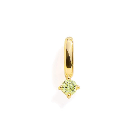 Birthstone Charm: Peridot / Gold