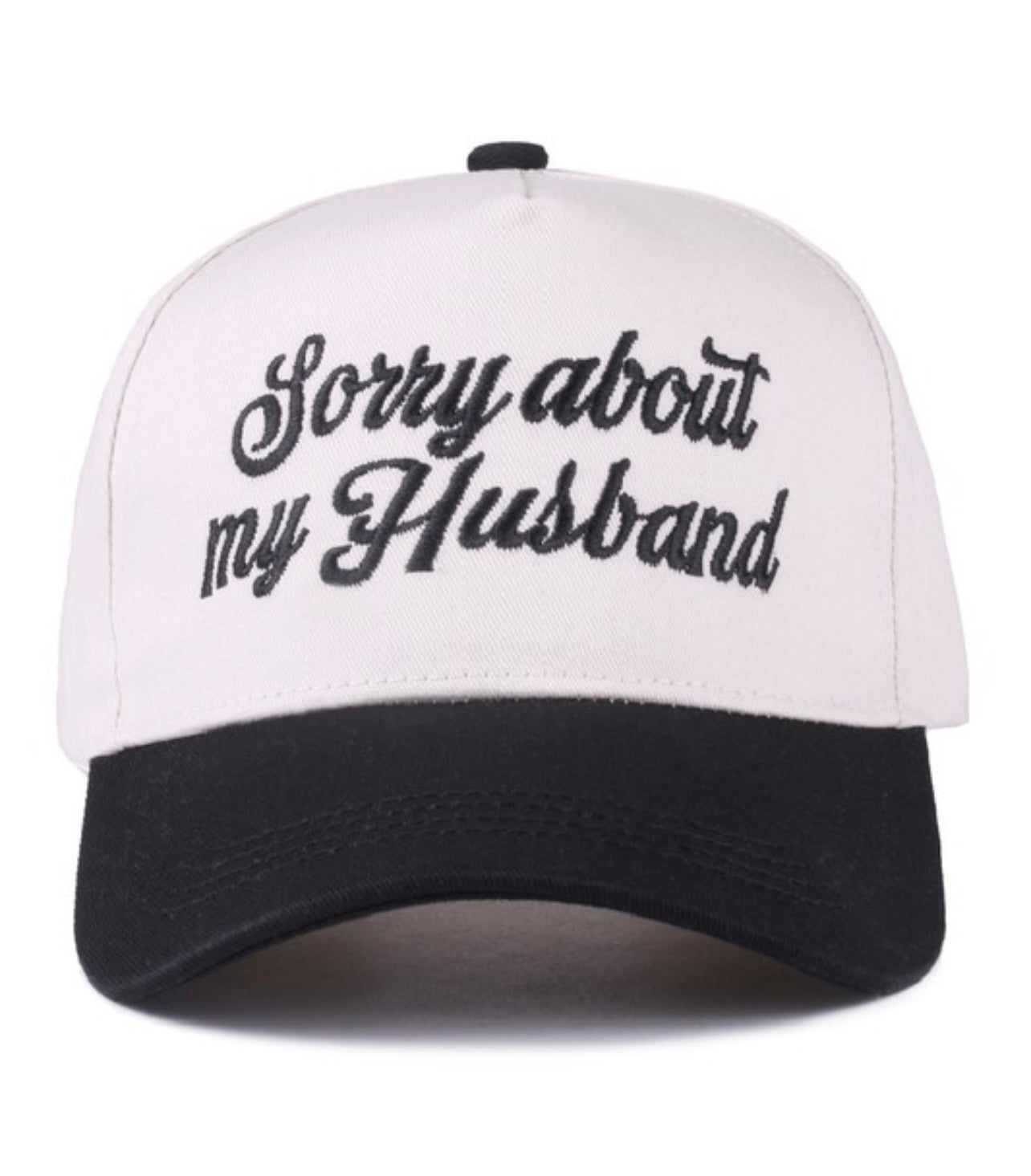 Sorry About My Husband Canvas Hat
