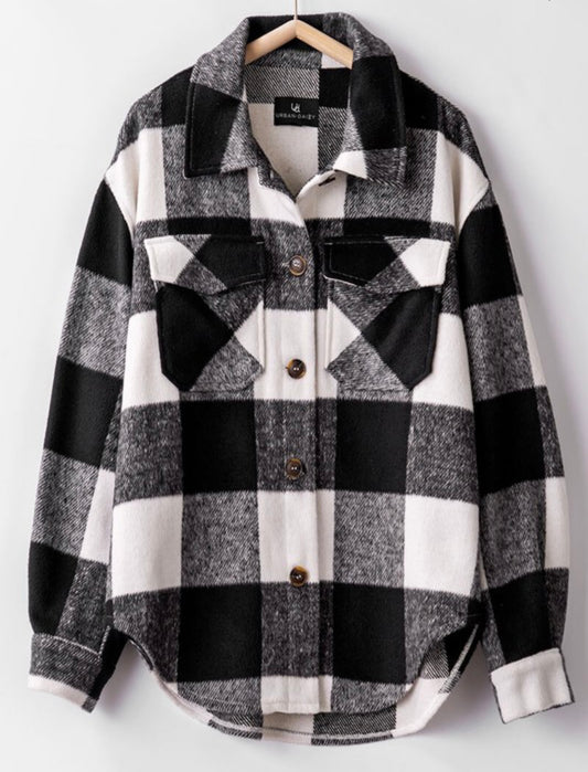 Plaid Flannel Jacket