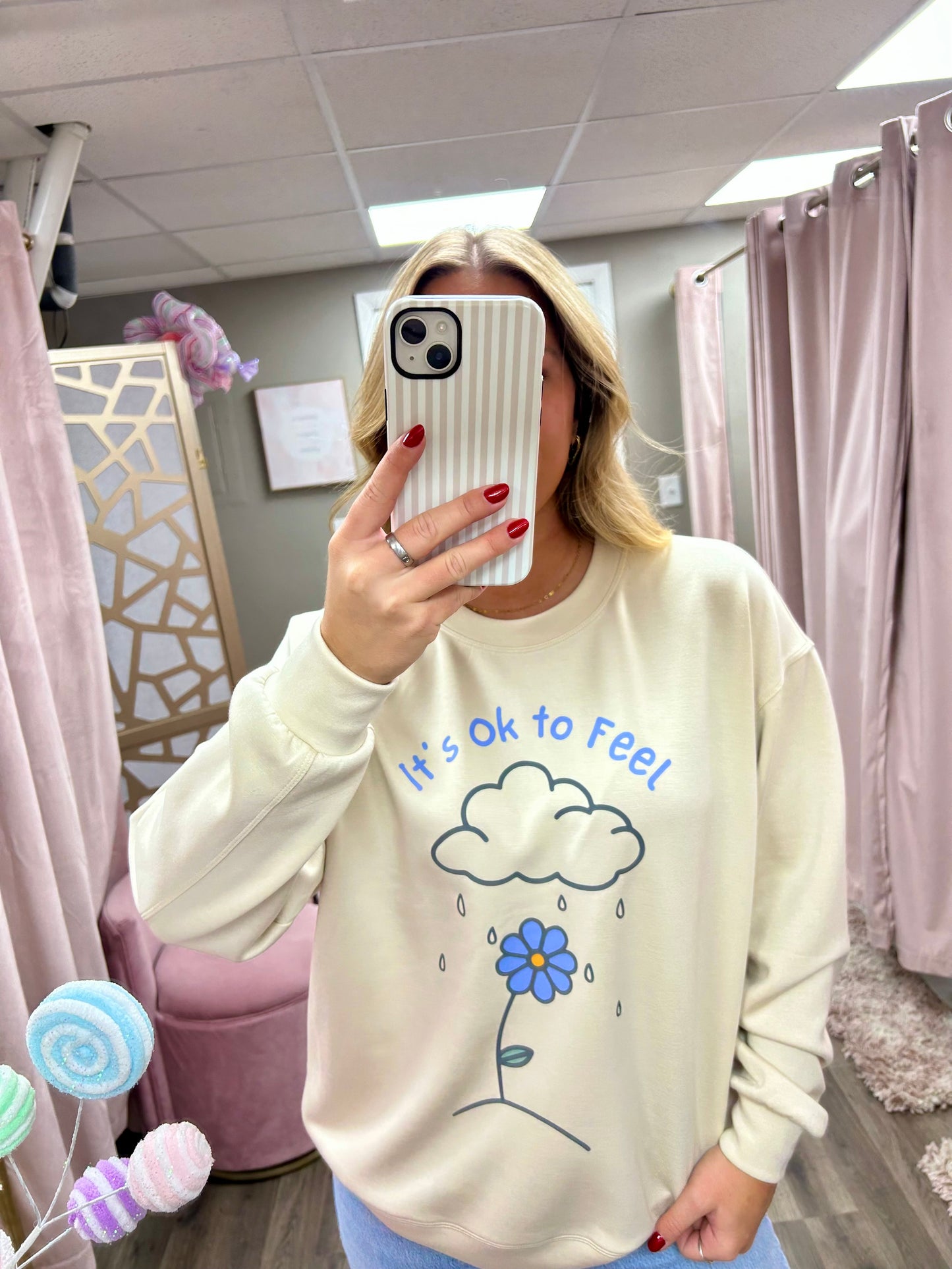 Feel The Rain Crewneck