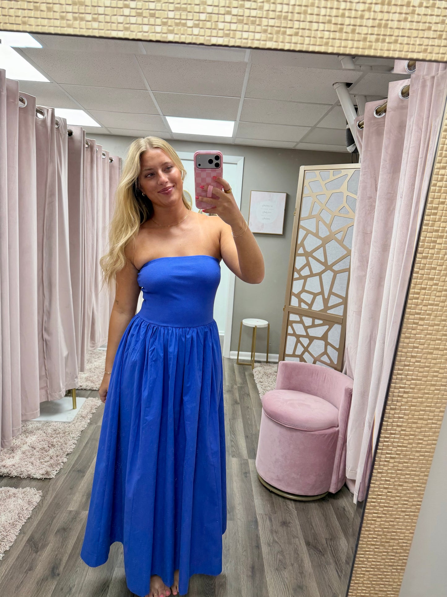 Strapless Top Maxi Dress