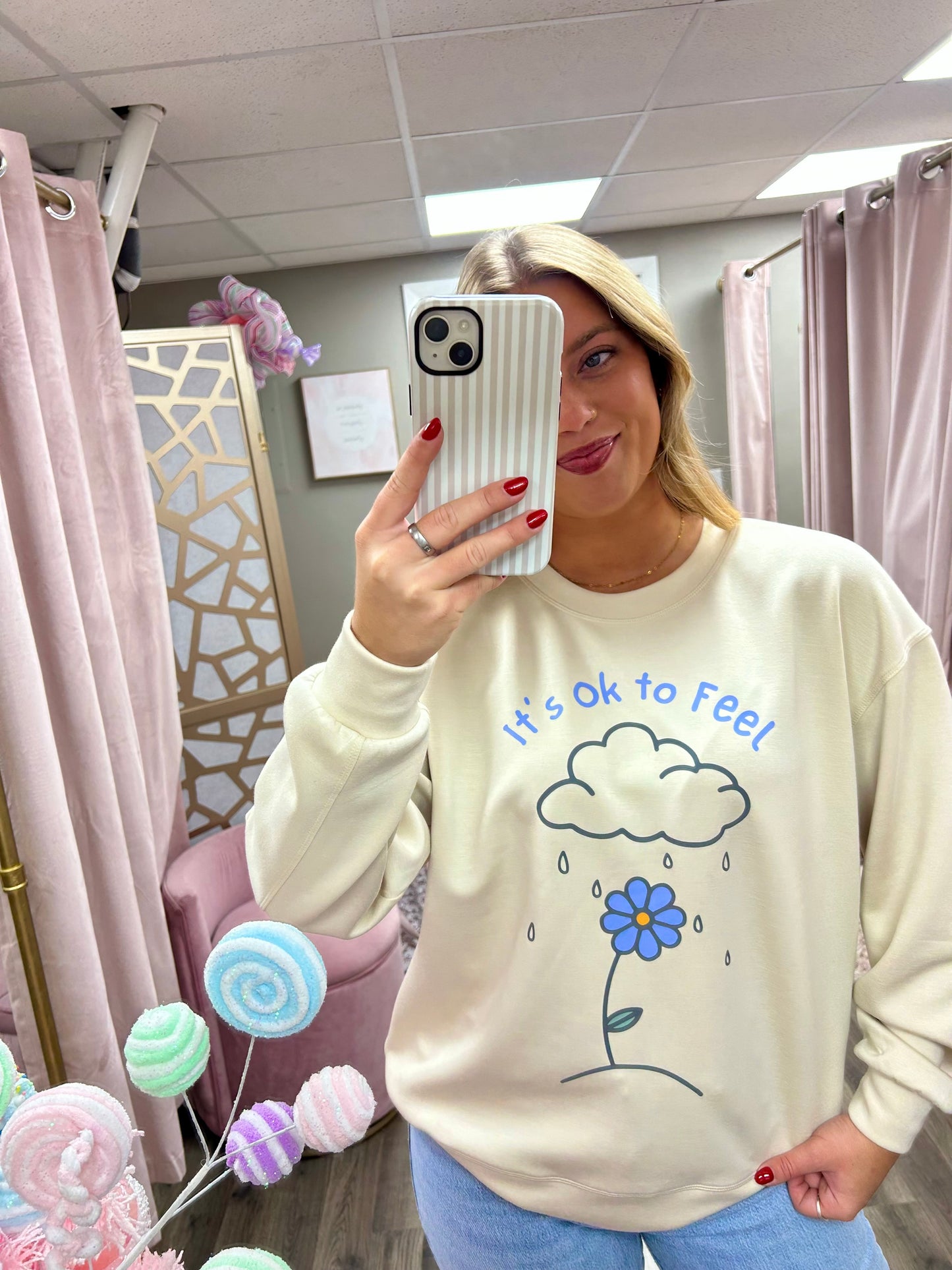 Feel The Rain Crewneck