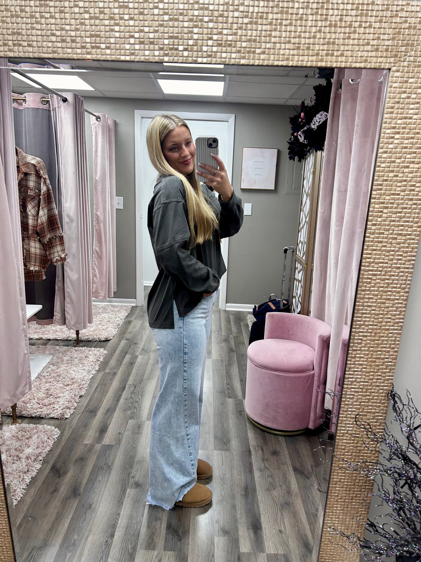 Bayeas High Rise Wide Leg Jean