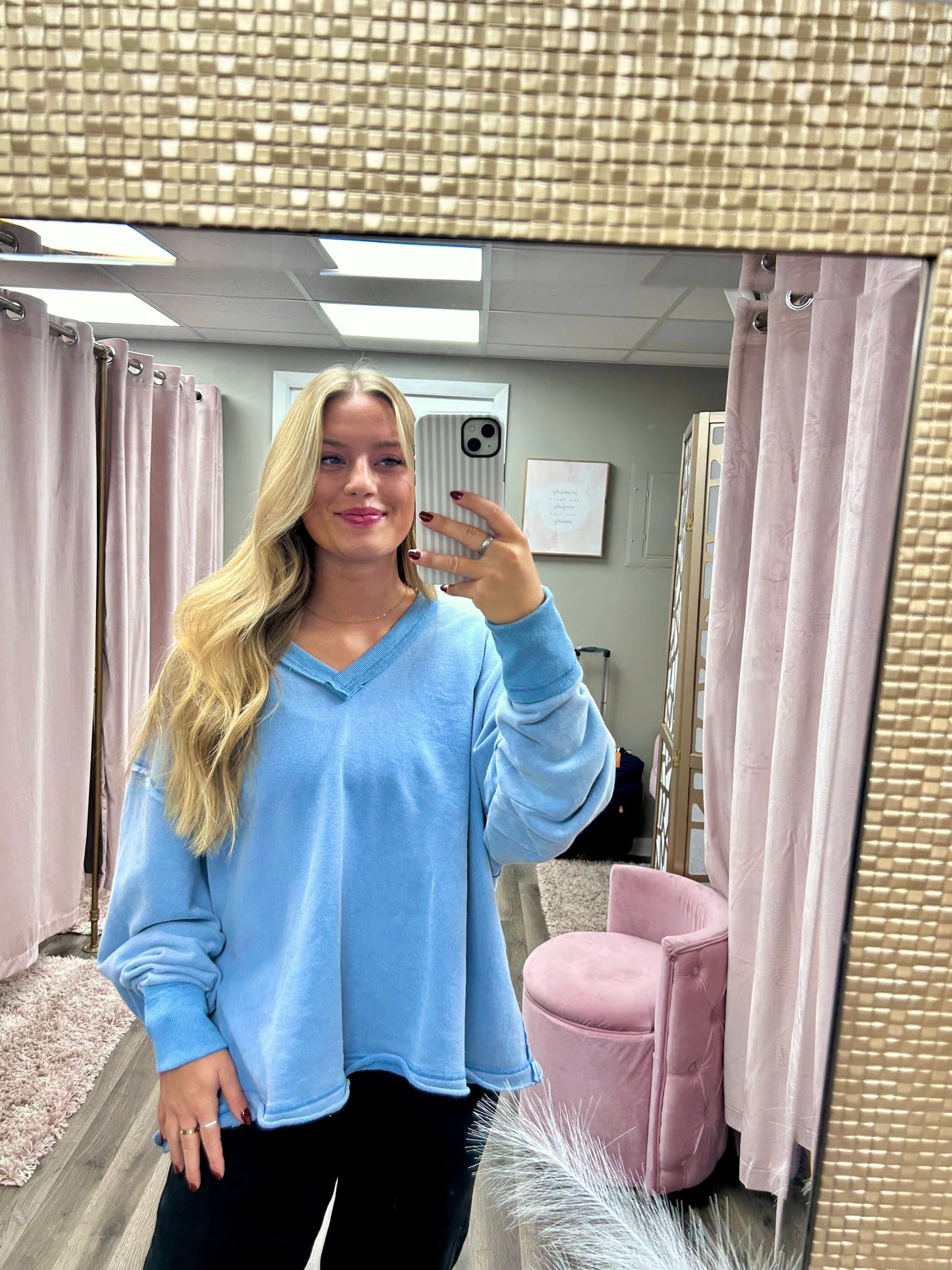 Mineral Wash Oversized Sweatshirt