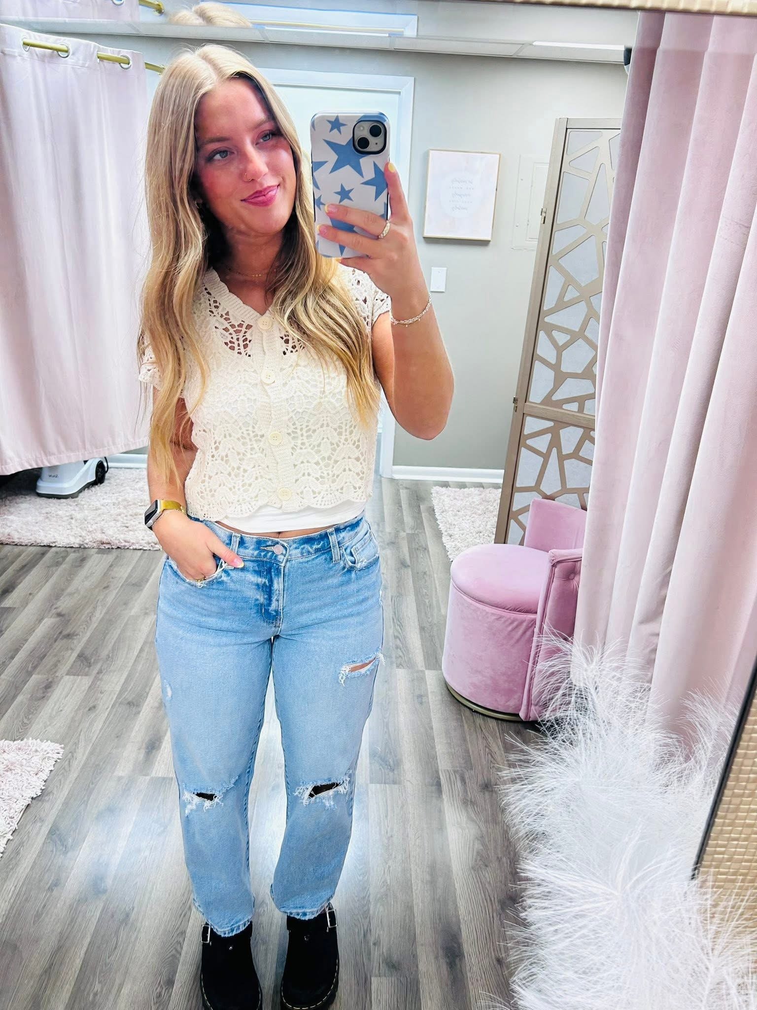 Cello Mid Rise Baggy Dad Jean