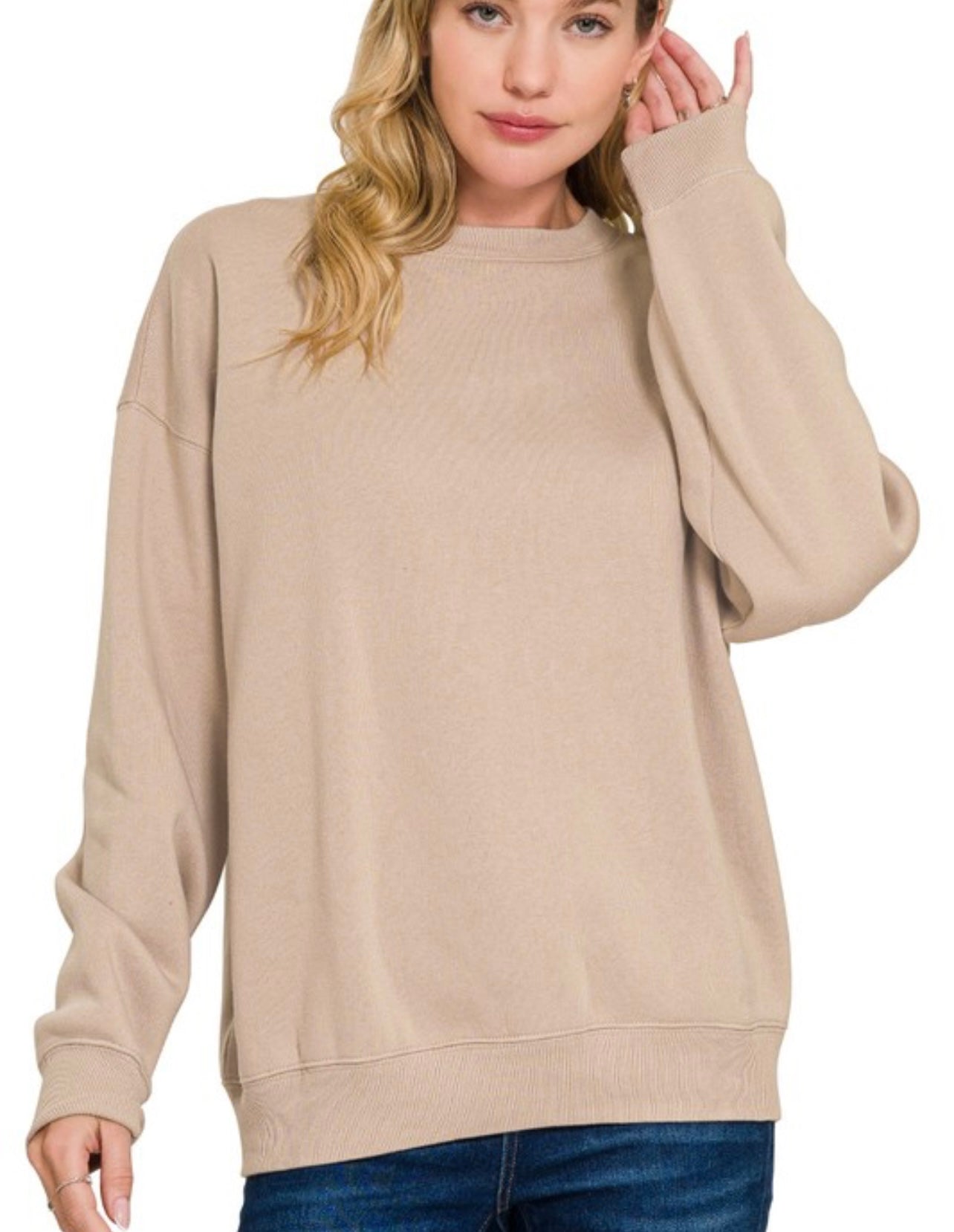 Fleece Crewneck Pullover