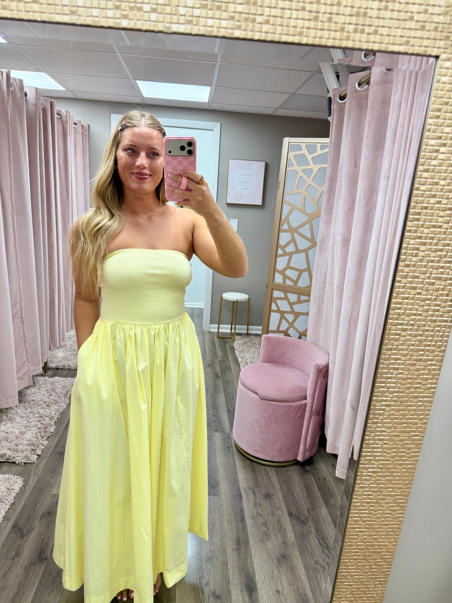 Strapless Top Maxi Dress