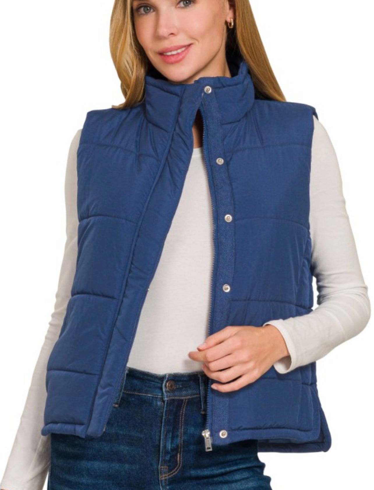 Sleeveless Quilted Vest