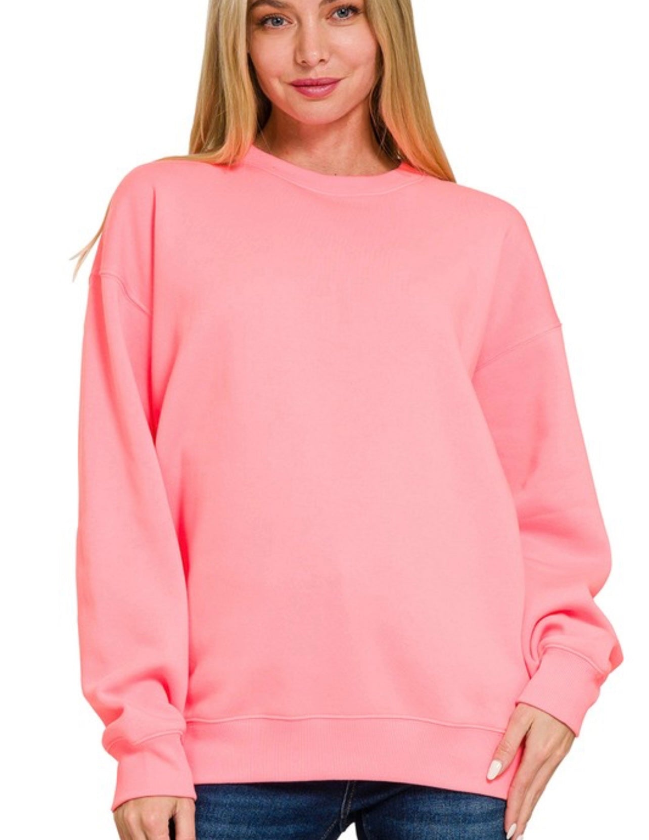 Fleece Crewneck Pullover