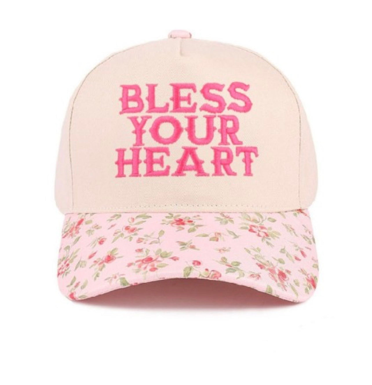 “Bless Your Heart” Two Tone Hat