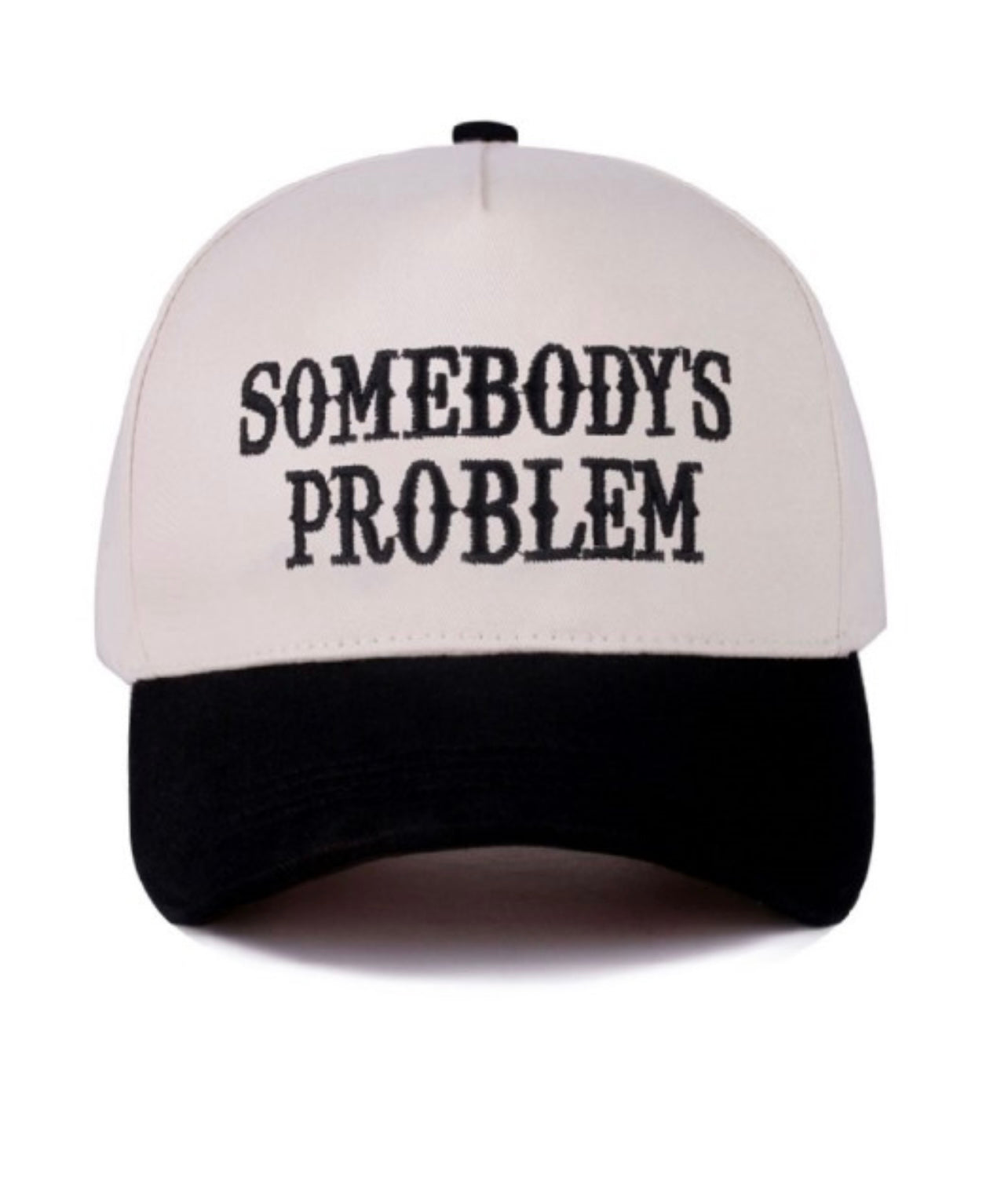 Somebody’s Problem Two Tone Canvas Hat