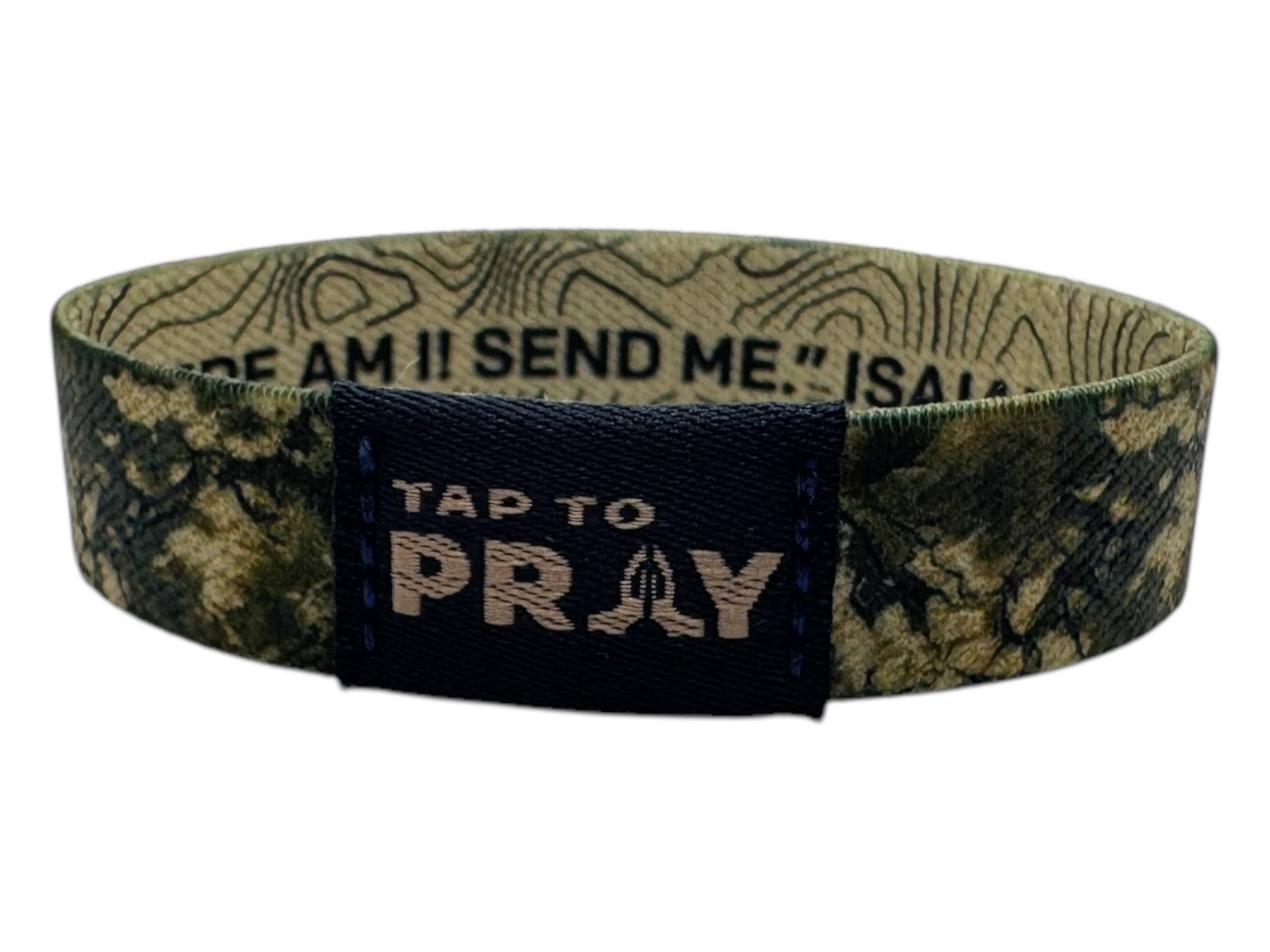Tap To Pray™ Wristbands - Valor Camo & Isaiah 6:8