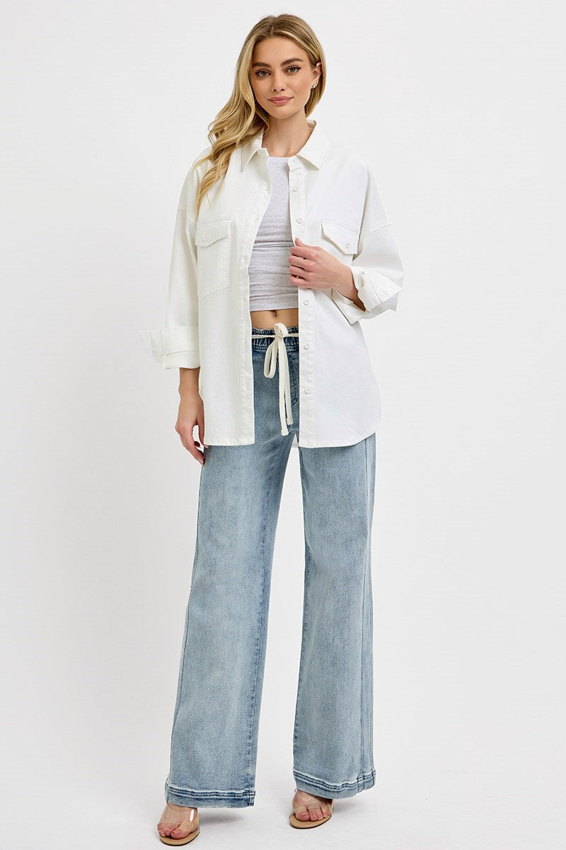 Risen Pull On Tie Straight Jean