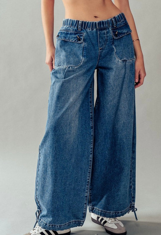 Wide Leg Baggy Denim Jean