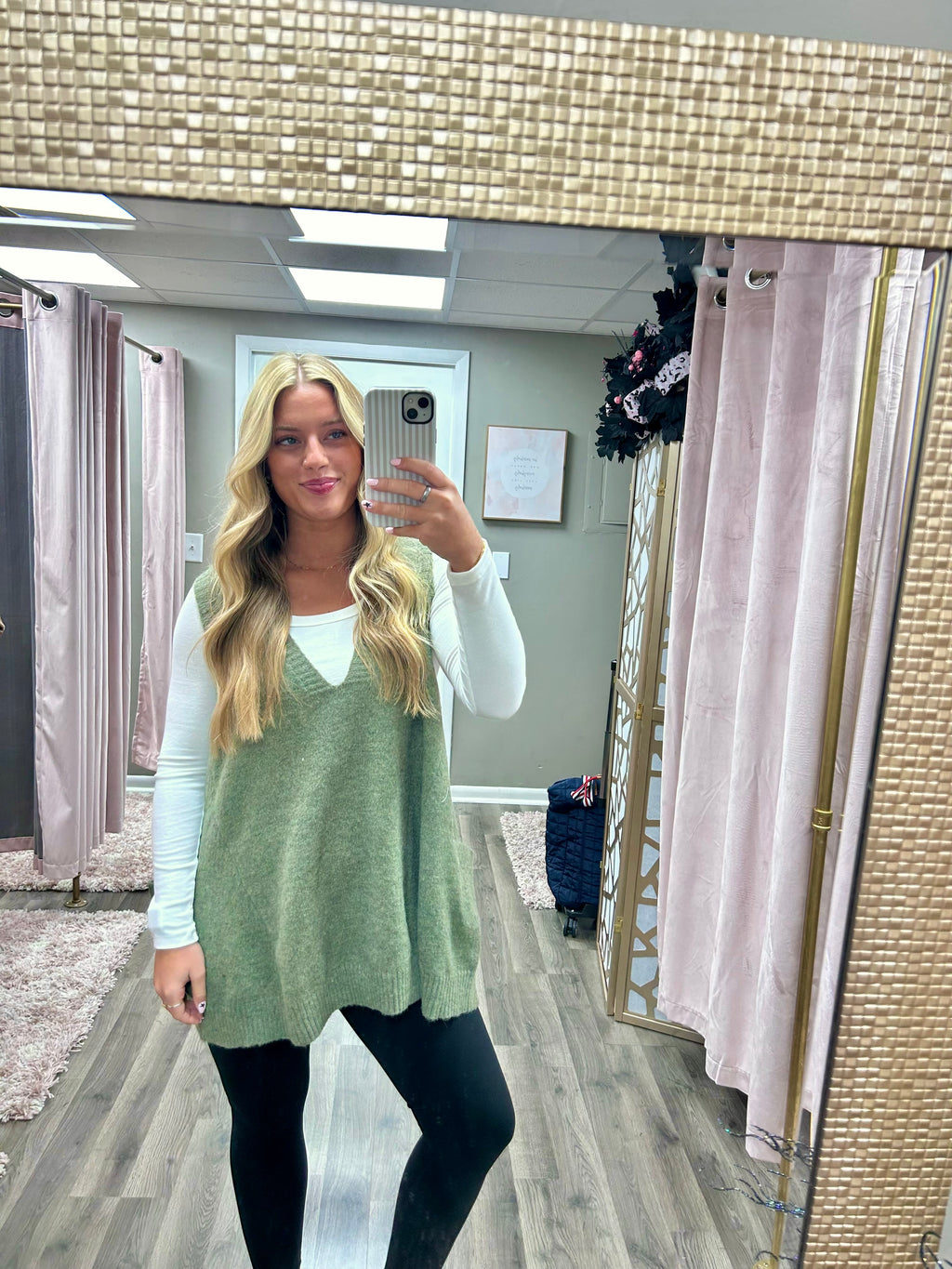 V Neck Oversized Sweater Vest