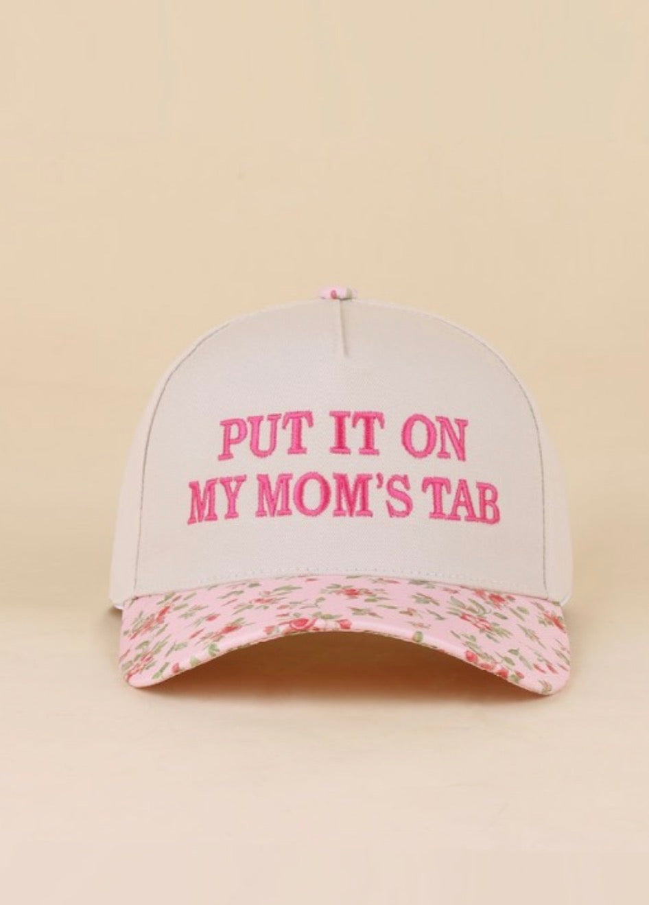 Put It On My Moms Tab Two Tone Hat