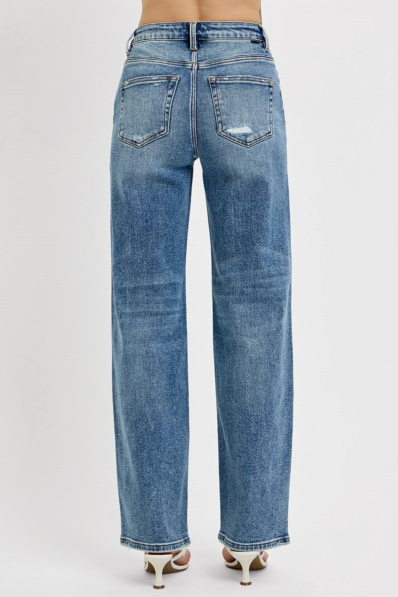 Risen High Rise Wide Baggy Jean