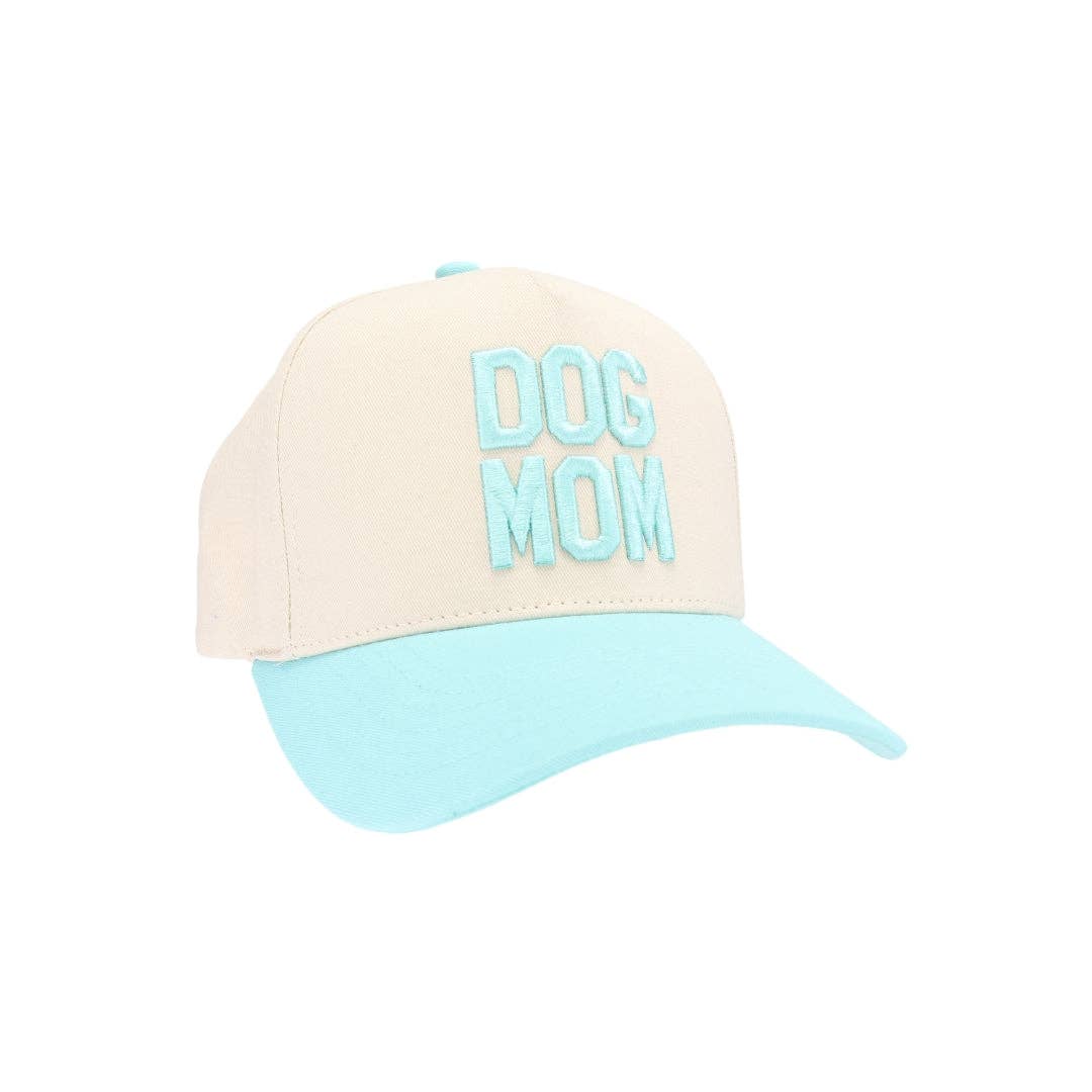 Dog Mom C.C Puff Embroidered Trucker Hat