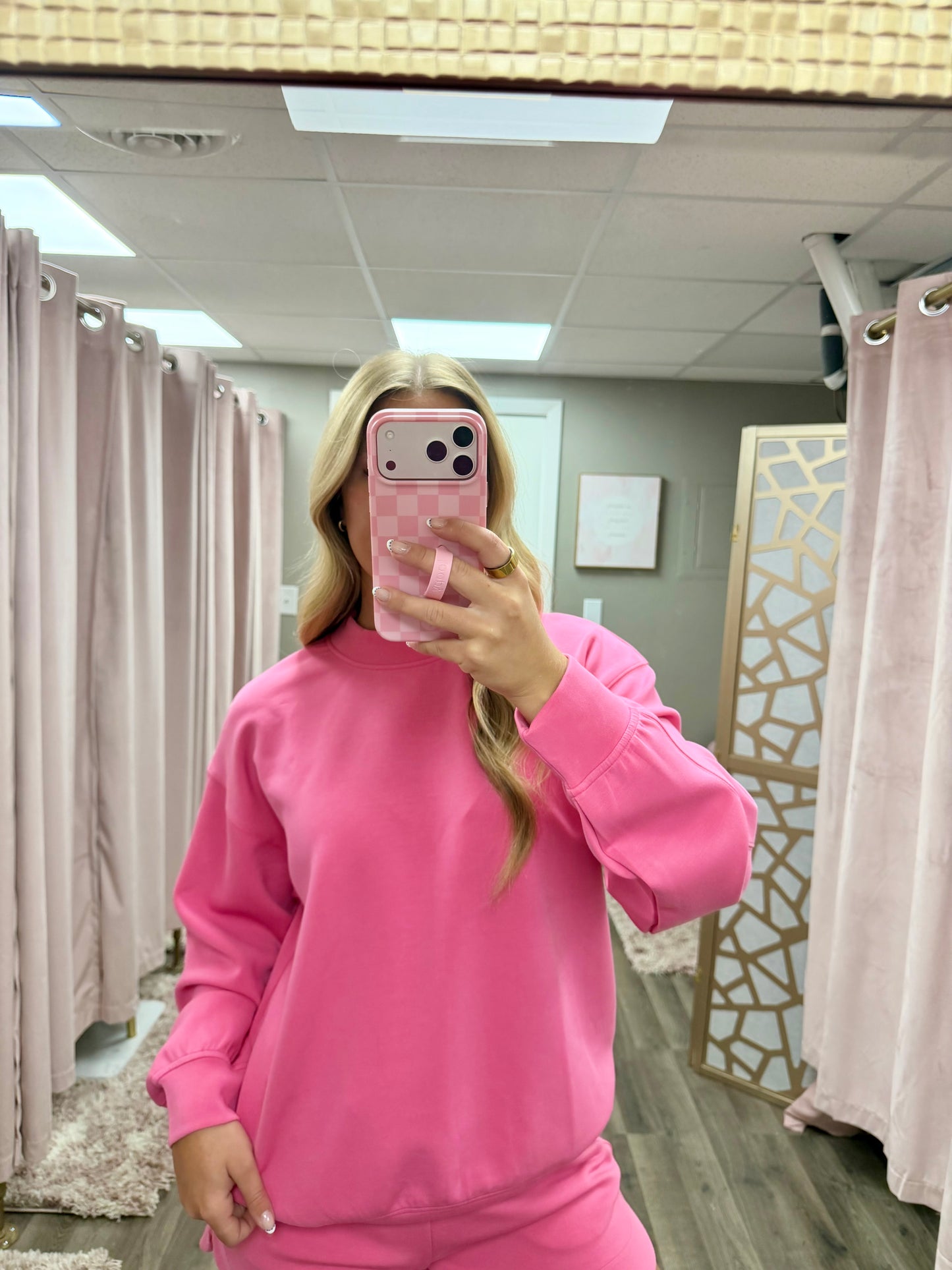 Poly Scuba Mock Neck Pullover