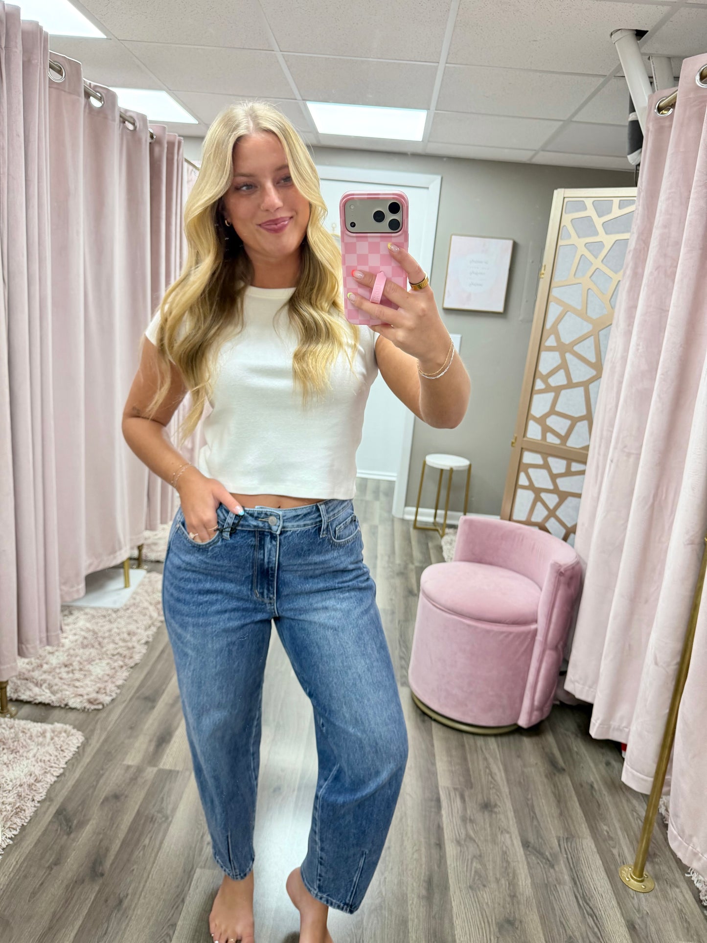 Judy Blue Barrel Dart Detailing Jean