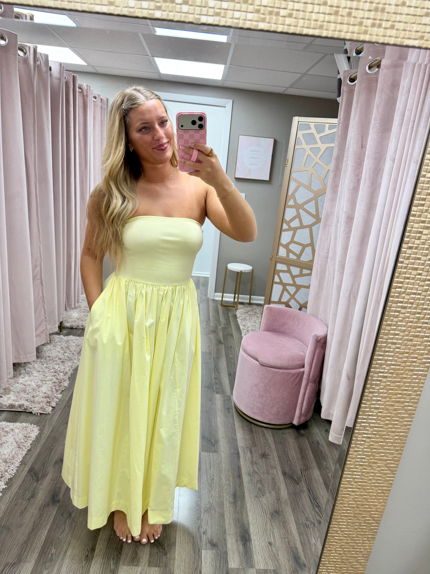 Strapless Top Maxi Dress