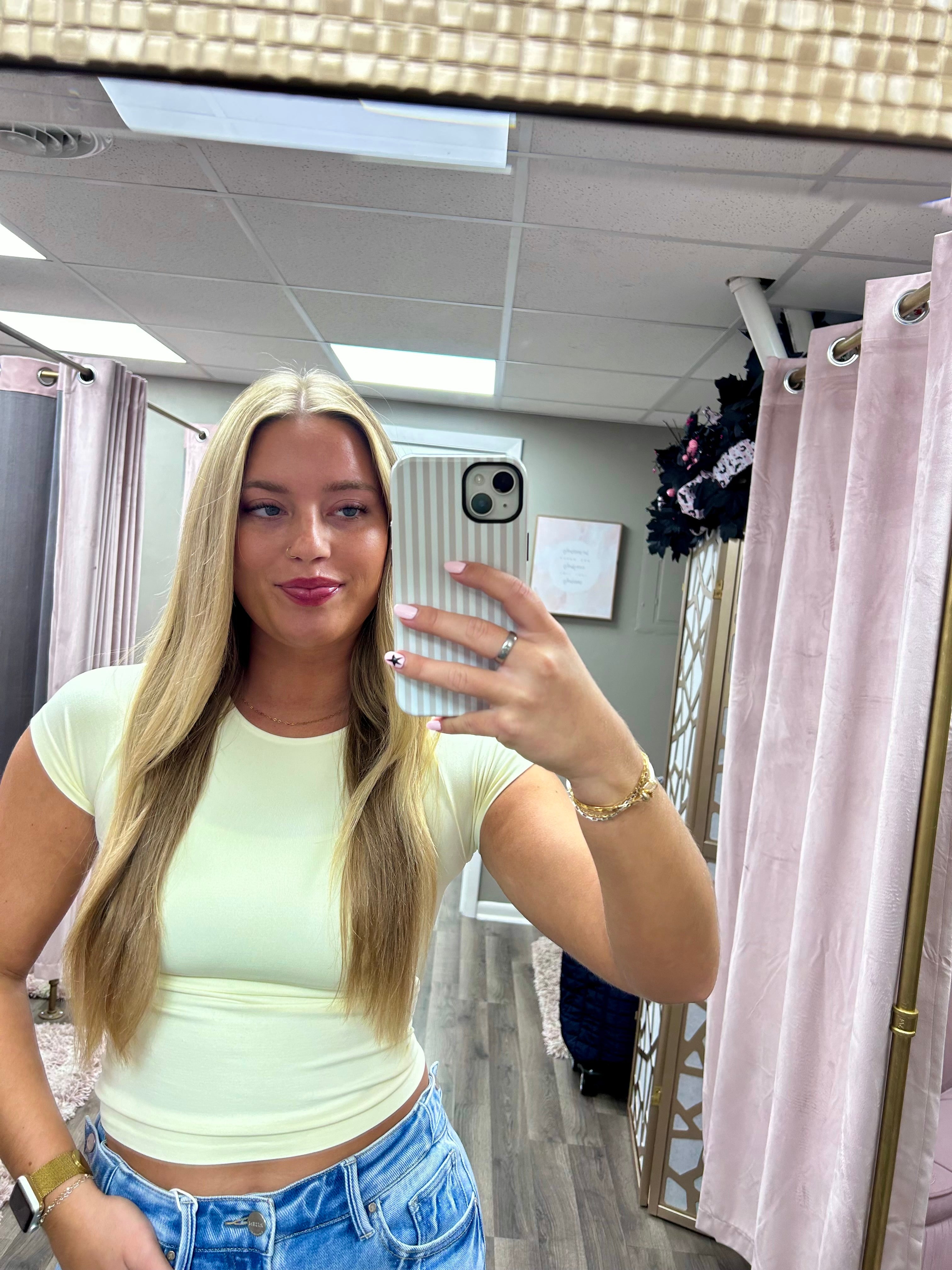 Seamless Crew Neck Short Sleeve