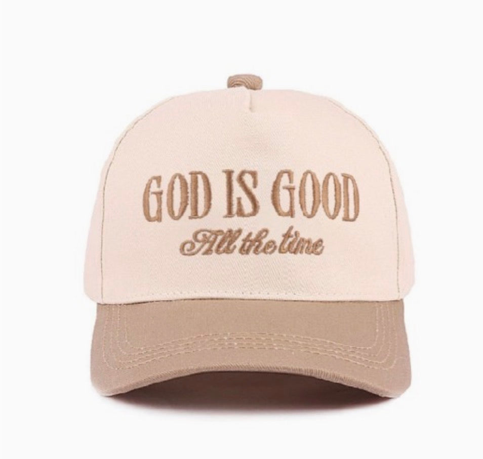 ‘God Is Good’ Two Tone Hat