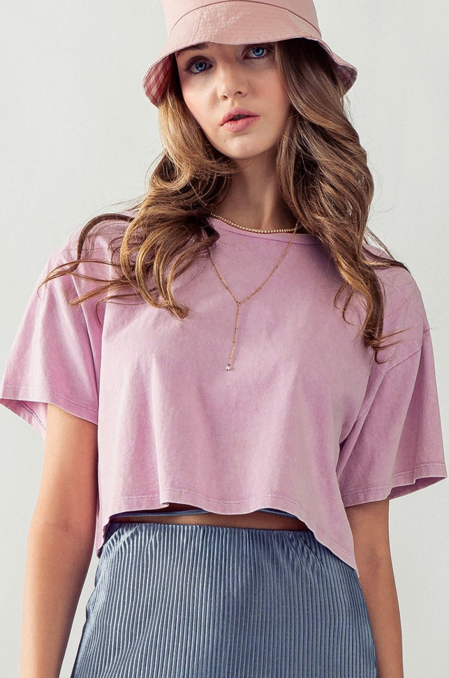 Mineral Wash Crop Tee