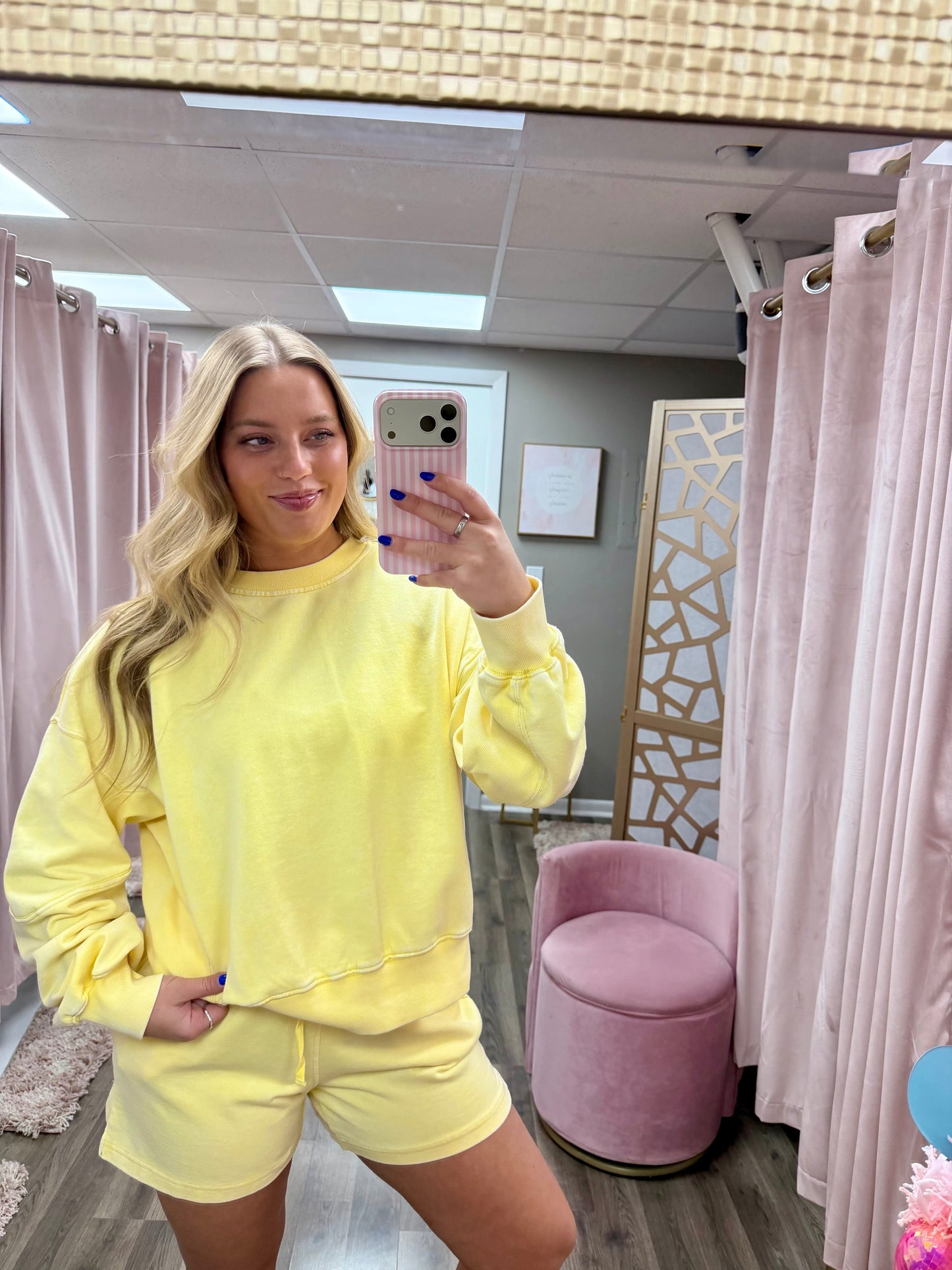 Terry Cotton Crewneck