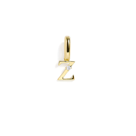 Letter Charm: Gold / Z