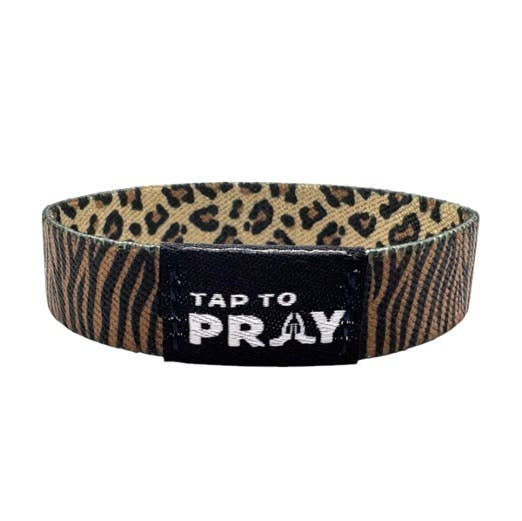 Tap To Pray™ Wristbands - Safari Leopard