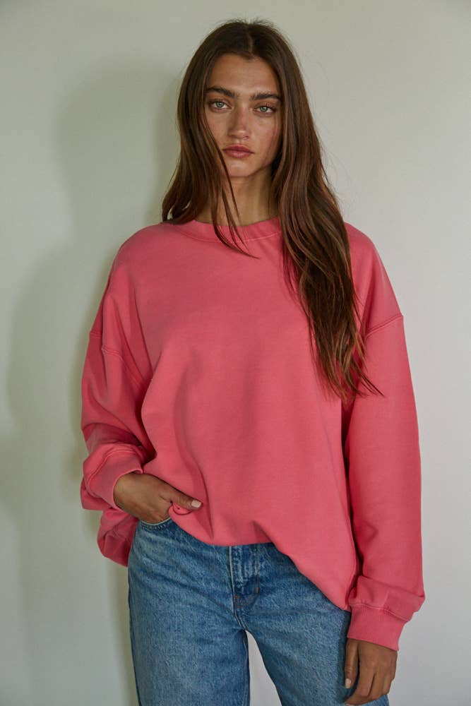 Cotton French Terry Pullover