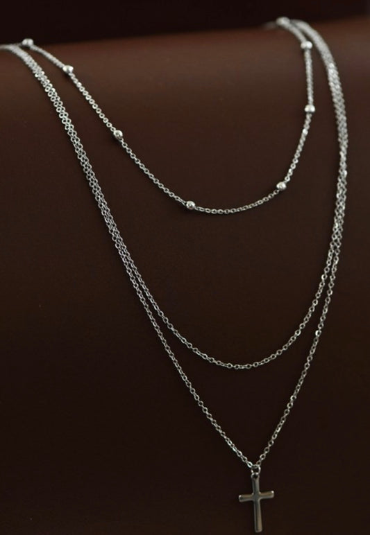 Stainless Steel Cross Necklace