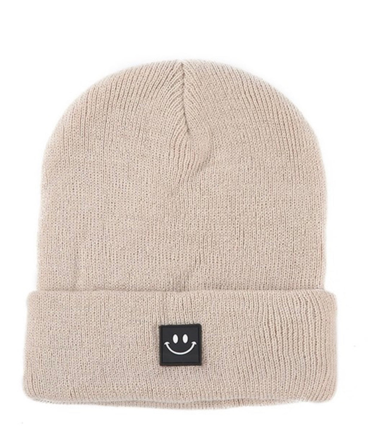 Smiley Patch Beanie