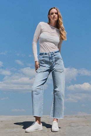 Super High Rise Katie Barrel Jeans