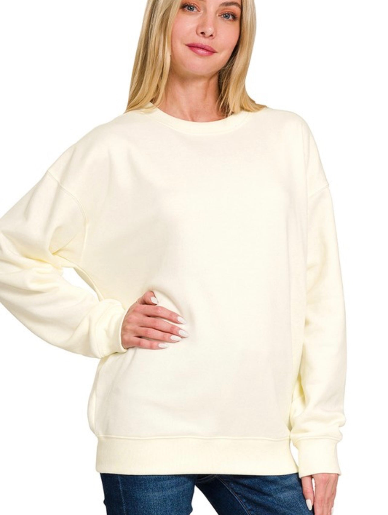 Fleece Crewneck Pullover