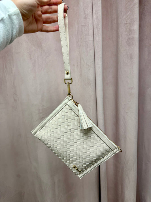 PS Veda Woven Crossbody & Clutch Bag