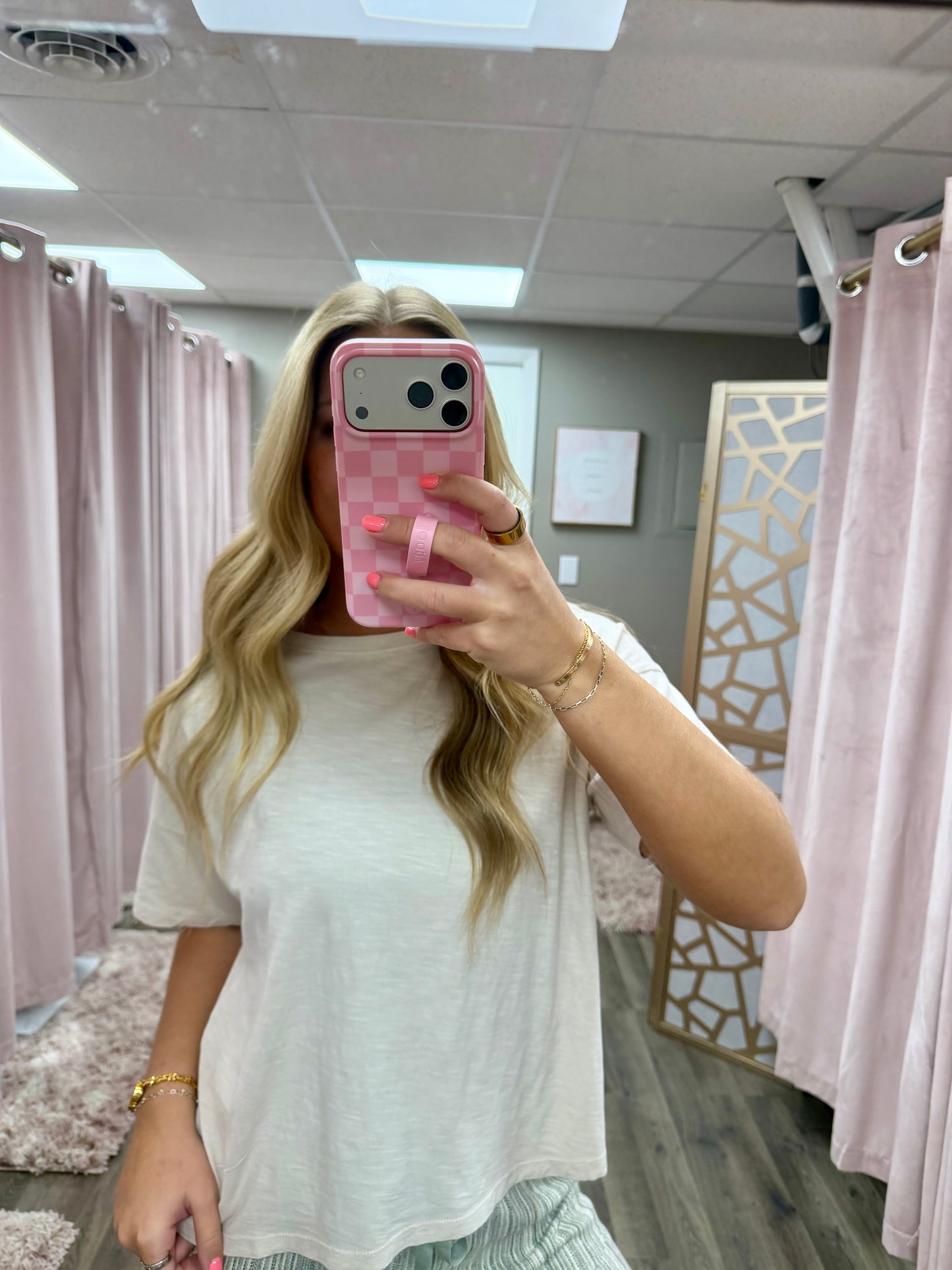 Everyday Drop Shoulder Slub Tee