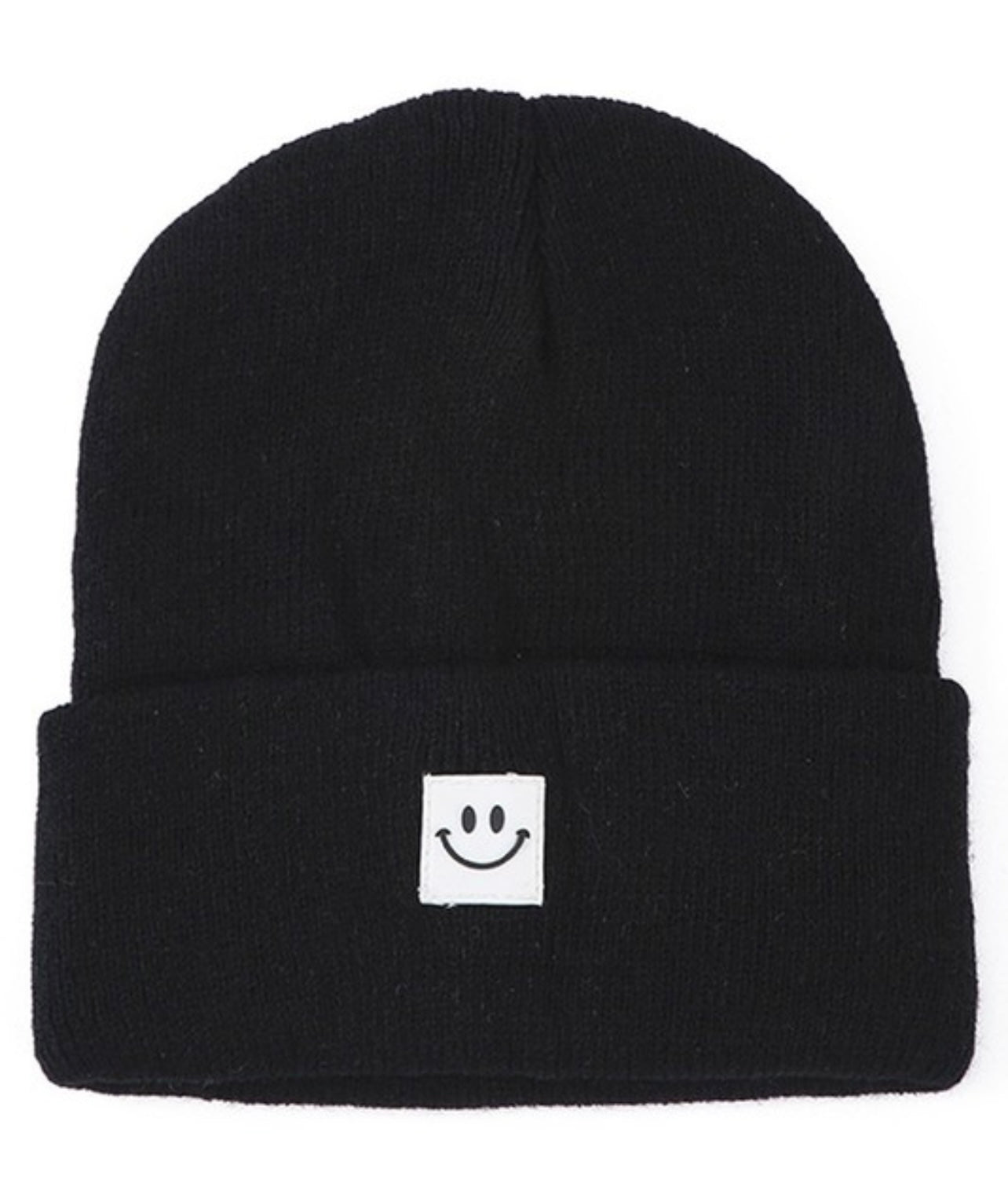 Smiley Patch Beanie