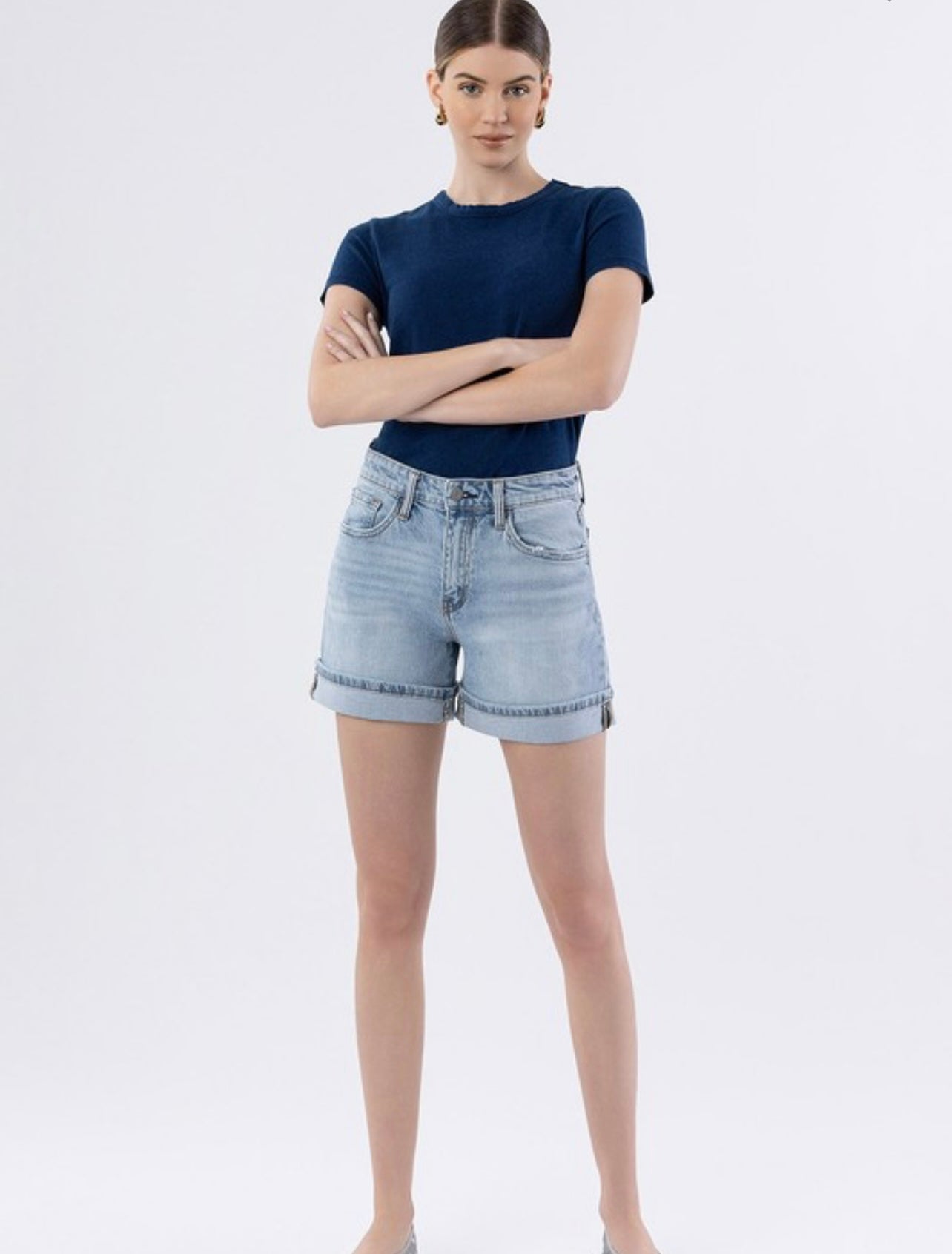 Vervet High Rise Cuffed Short