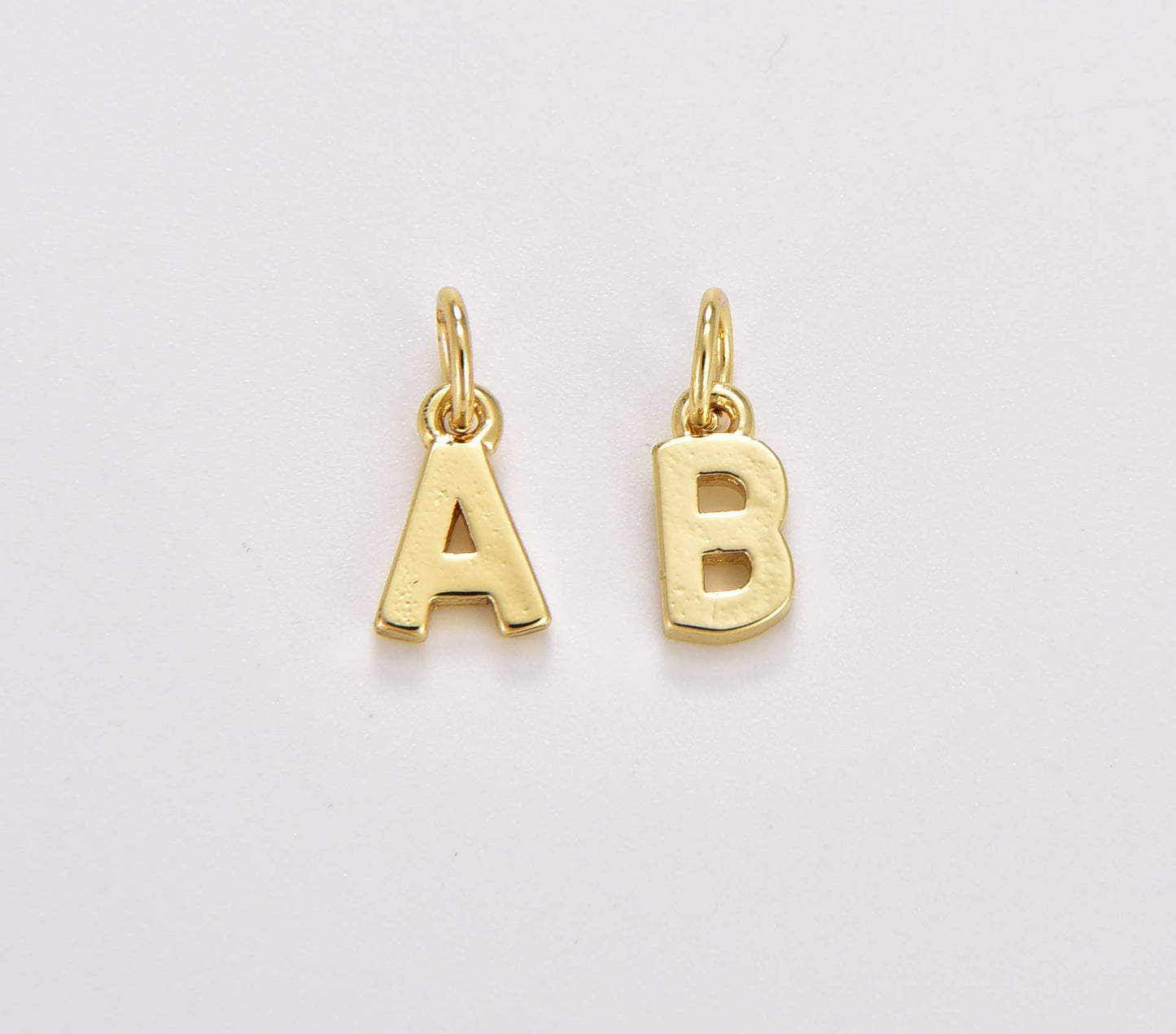 Gold Filled Personalized Initial Letter Charm, Gift CP1242: N