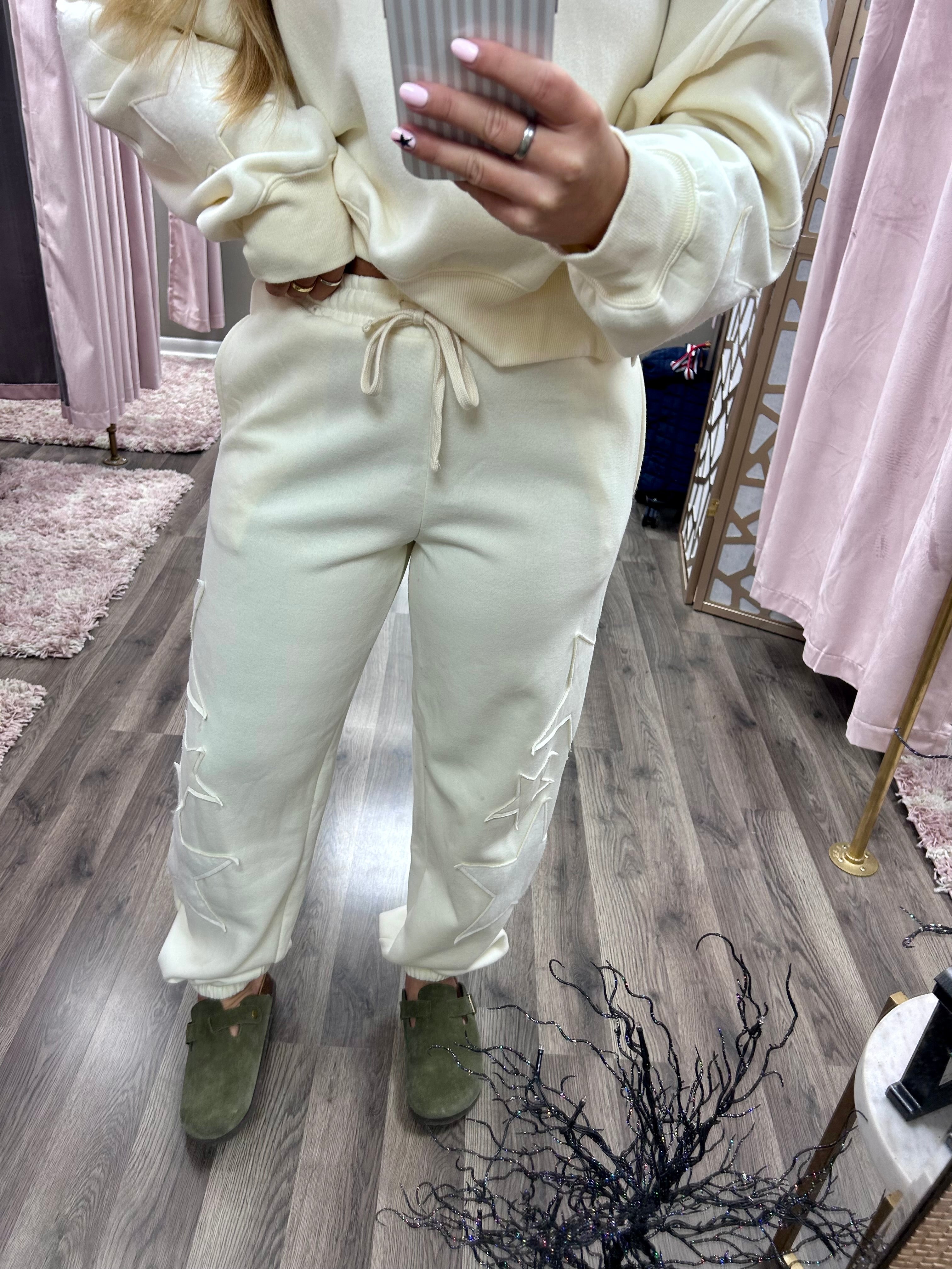 Star Patch Drawstring Jogger