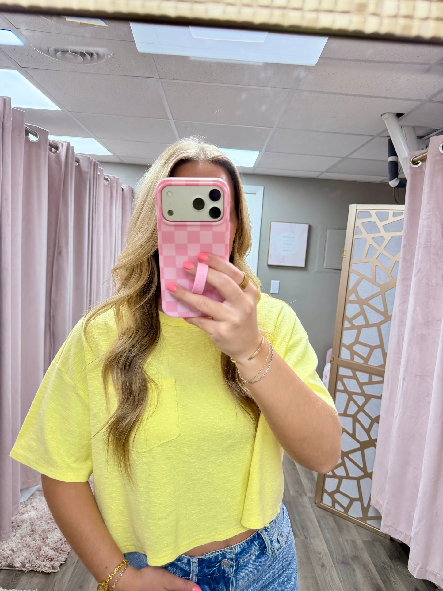 Boxy Crew Pocket Top