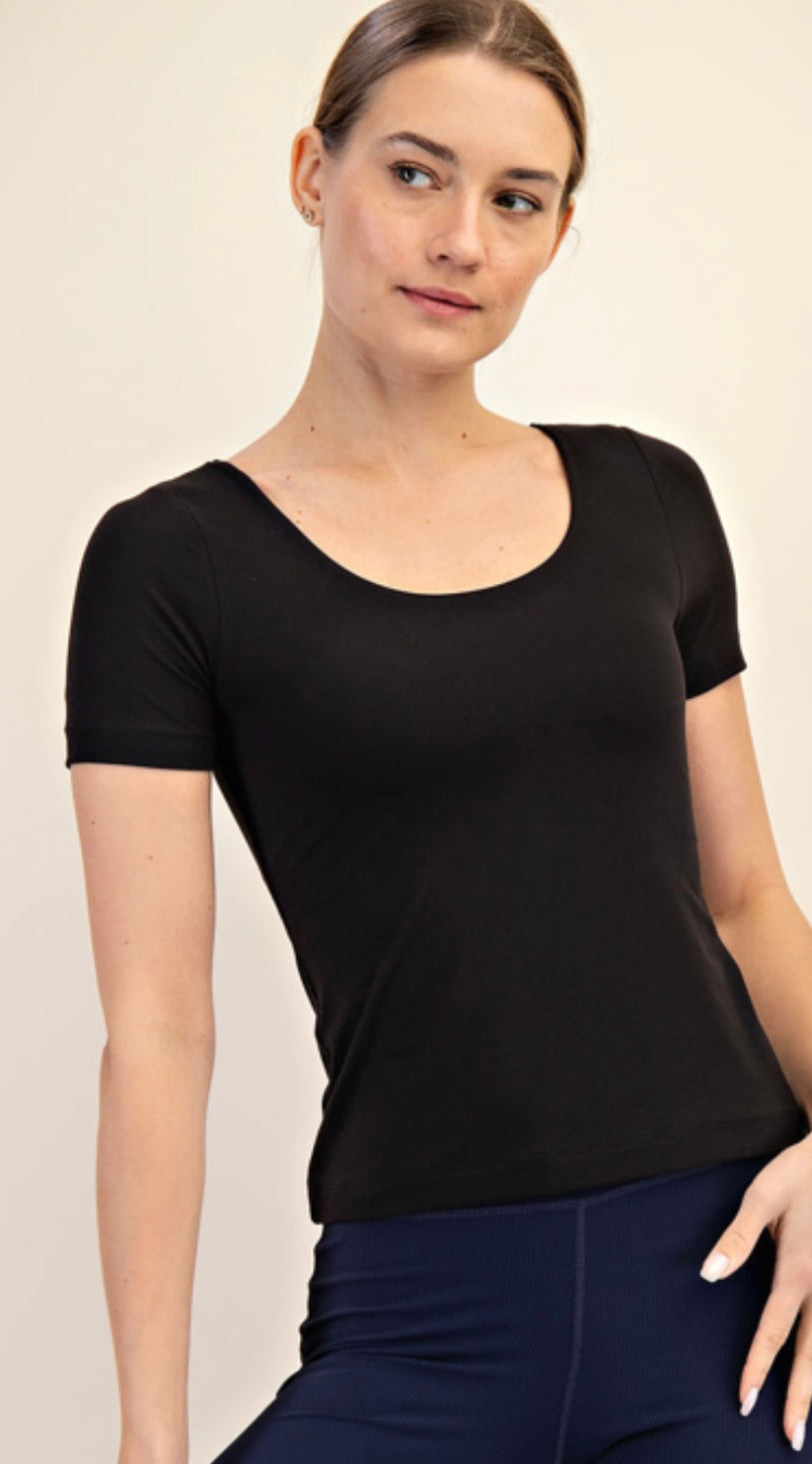 Butter Short Sleeve Top