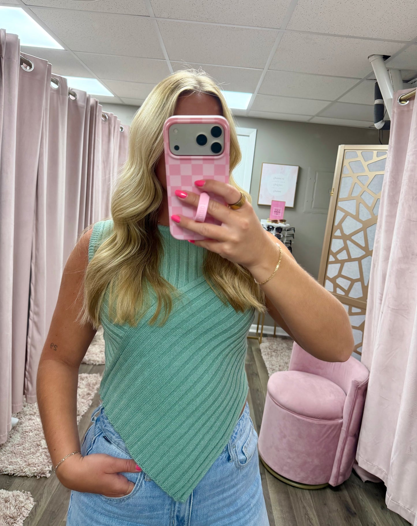 V Front Sweater Top