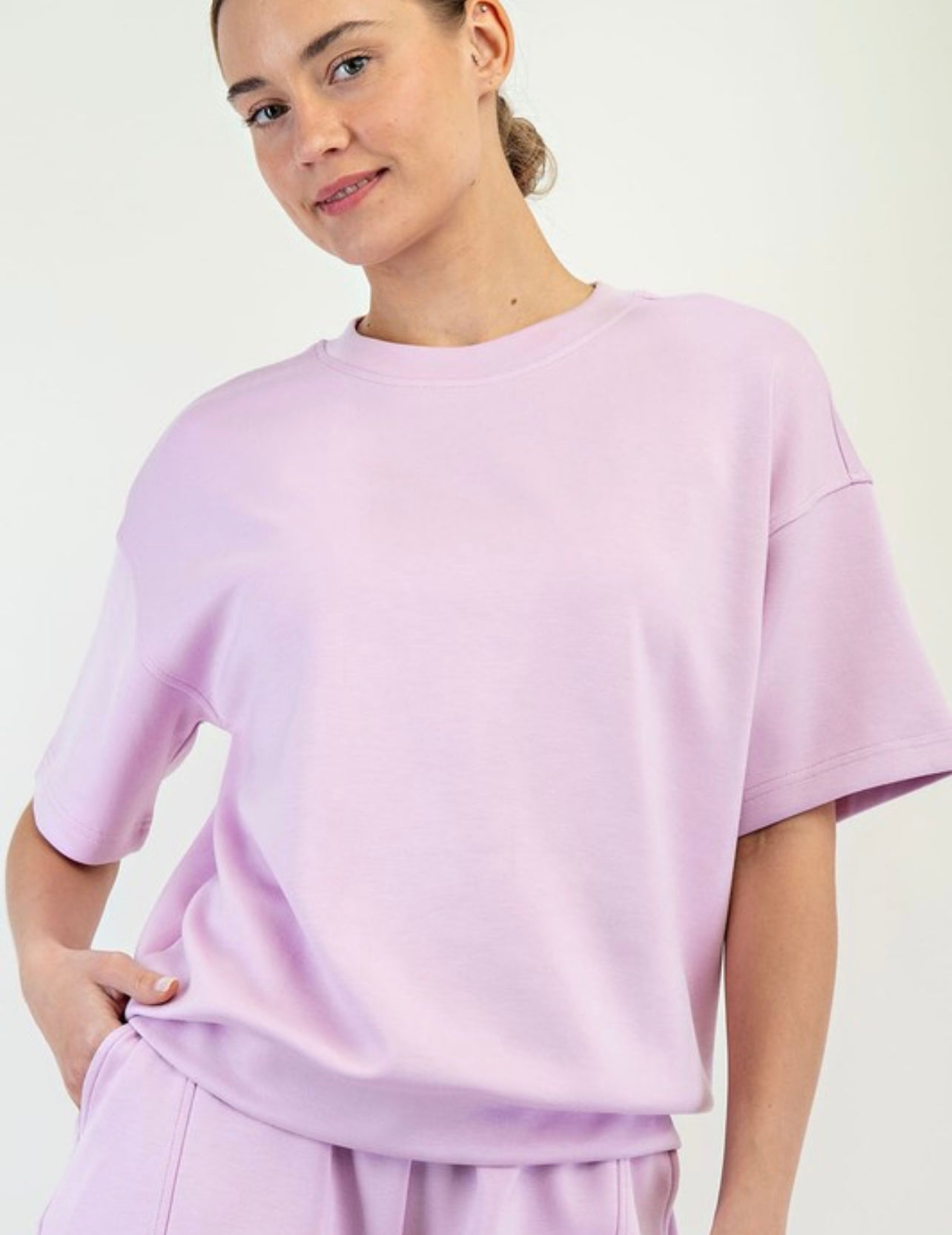 Poly Short Sleeve Top