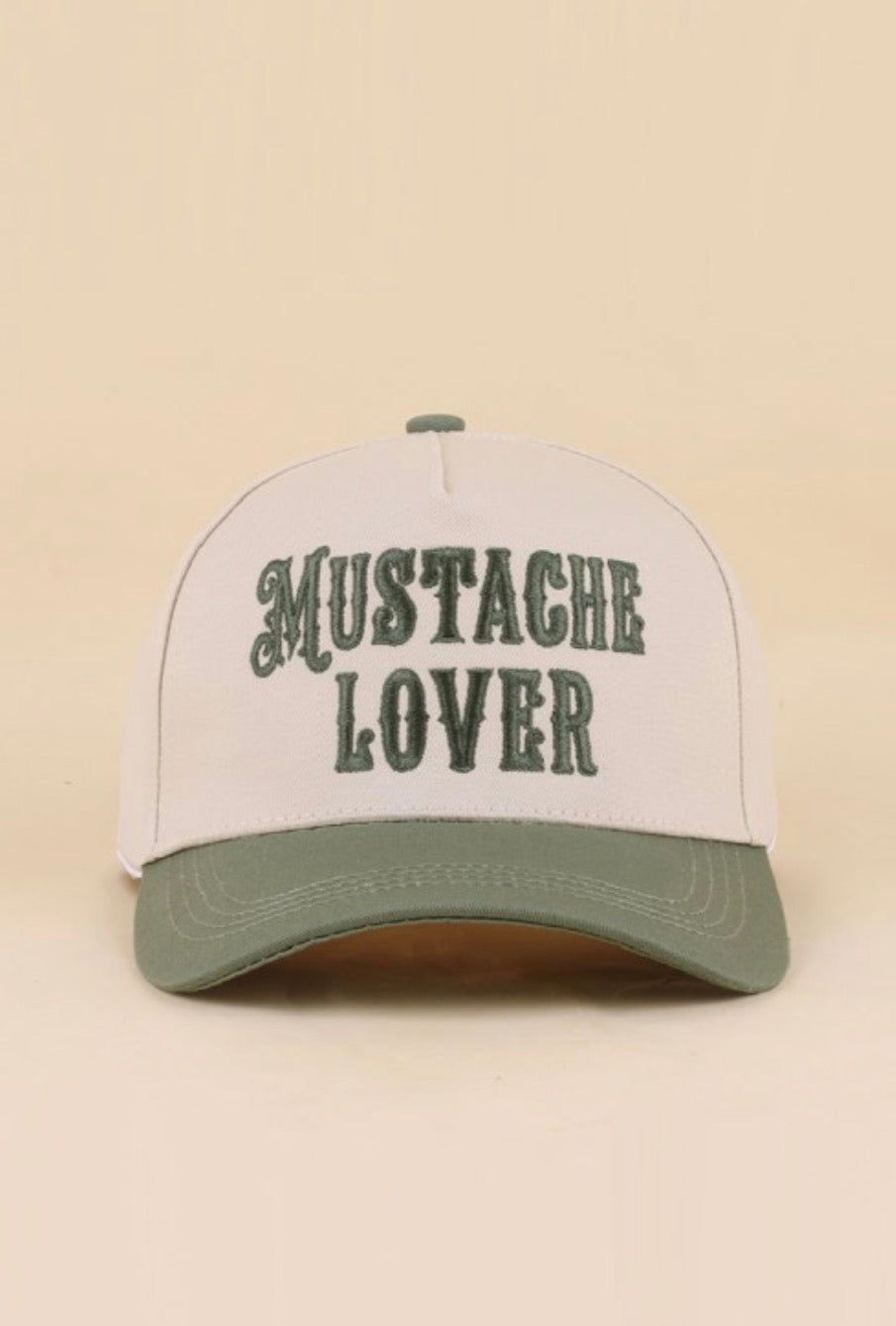 Mustache Lover Two Tone Hat