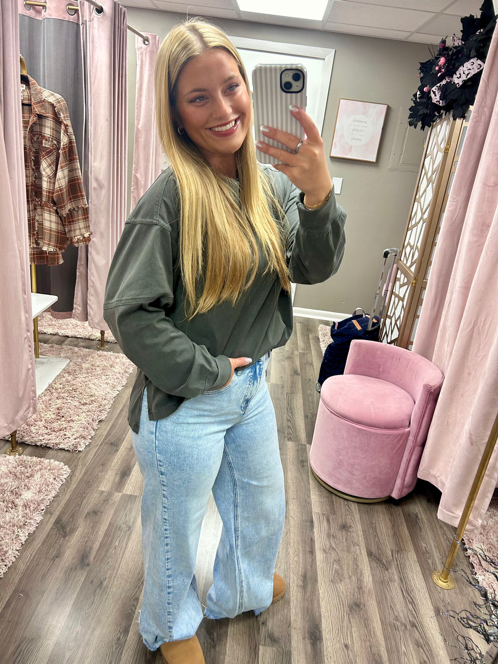 Bayeas High Rise Wide Leg Jean